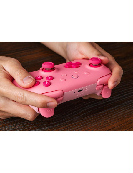 Controlador Bluetooth 8BitDo Ultimate 2C Rosa para Switch