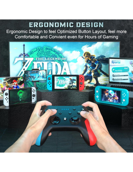 Controlador Inalámbrico Ponkor Pro para Nintendo Switch