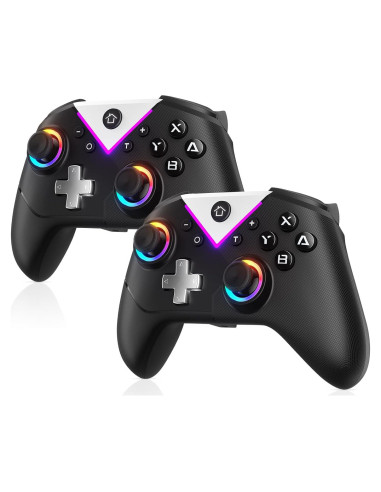 Controlador Inalámbrico Dinosoo RGB para PC y Switch