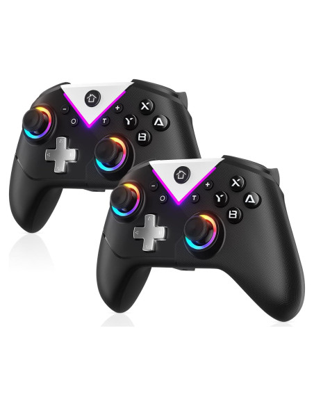 Controlador Inalámbrico Dinosoo RGB para PC y Switch