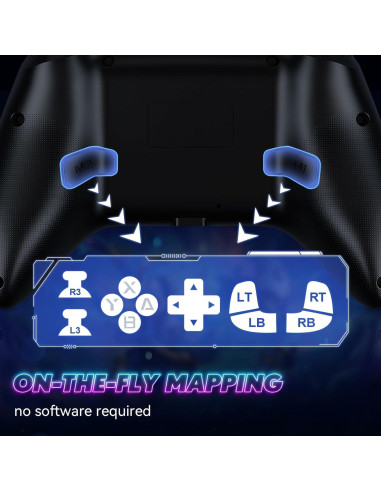 Controlador Inalámbrico Dinosoo RGB para PC y Switch