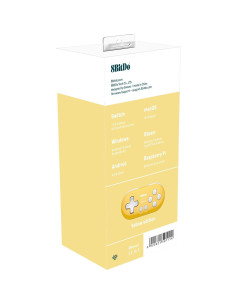 Controlador Mini Bluetooth 8Bitdo Zero 2 Amarillo para Switch 2