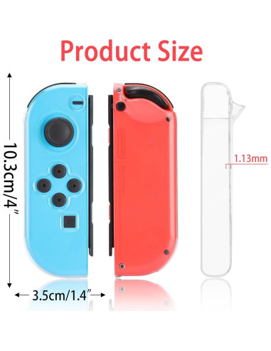 Funda Suave TPU para Joy-Con Nintendo Switch Finera