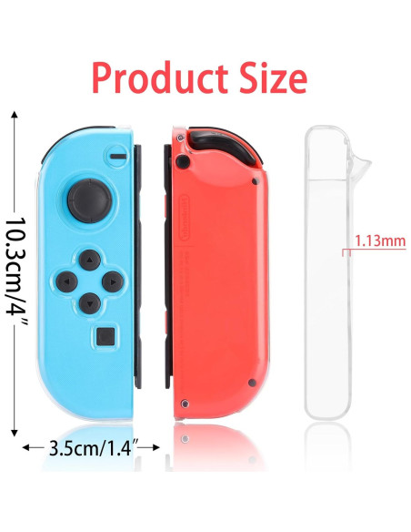 Funda Suave TPU para Joy-Con Nintendo Switch Finera