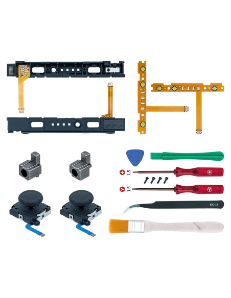 Kit de Reparación 18 en 1 Mcbazel para Joy-Con N-Switch Kit de Reparación 18 en 1 Mcbazel para Joy-Con N-Switch