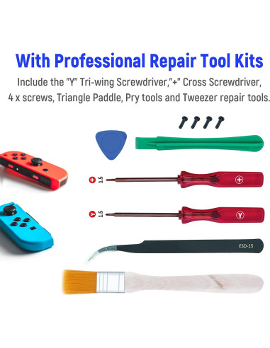 Kit de Reparación 18 en 1 Mcbazel para Joy-Con N-Switch