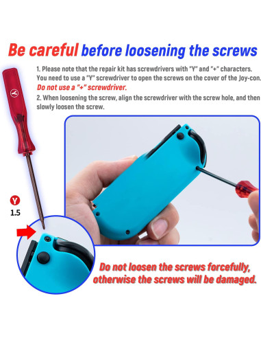 Kit de Reparación 18 en 1 Mcbazel para Joy-Con N-Switch