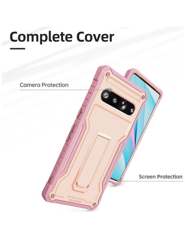 Funda ExoGuard Rosa para Google Pixel 7 Pro - Protección Impactos