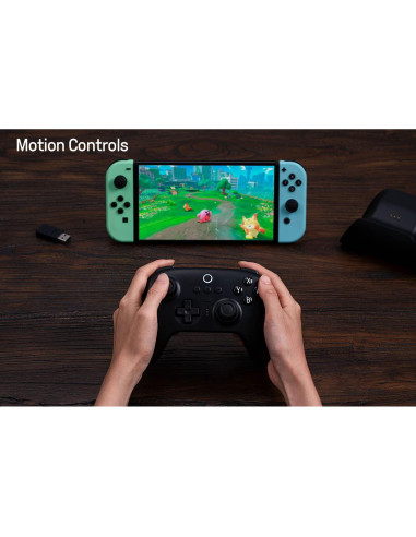 Controlador Bluetooth 8Bitdo Ultimate Negro con Base de Carga