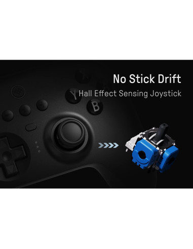 Controlador Bluetooth 8Bitdo Ultimate Negro con Base de Carga