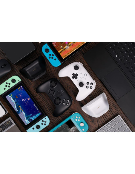Controlador Bluetooth 8Bitdo Ultimate Negro con Base de Carga