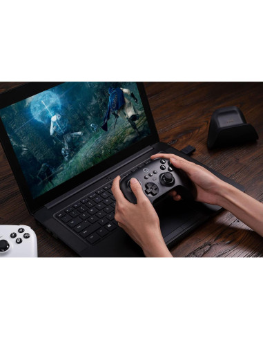 Controlador Bluetooth 8Bitdo Ultimate Negro con Base de Carga