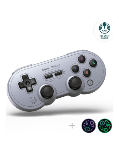 Controlador Inalámbrico 8Bitdo SN30 Pro Bluetooth Gris