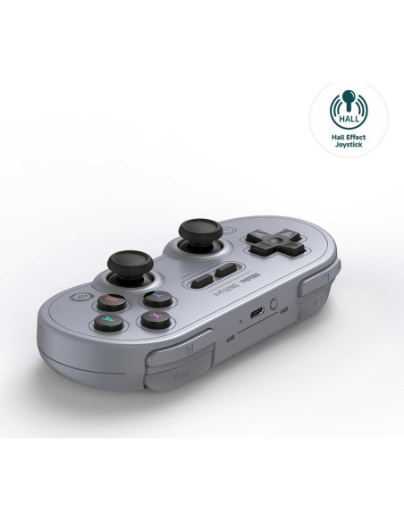 Controlador Inalámbrico 8Bitdo SN30 Pro Bluetooth Gris