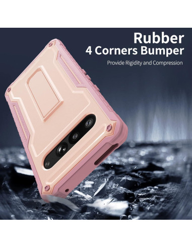 Funda ExoGuard Rosa para Google Pixel 7 Pro - Protección Impactos