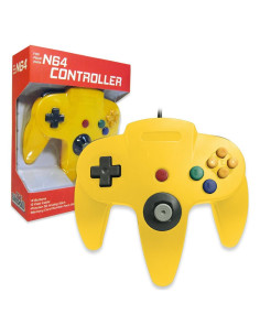 Controlador con cable Old Skool para Nintendo 64 - Amarillo