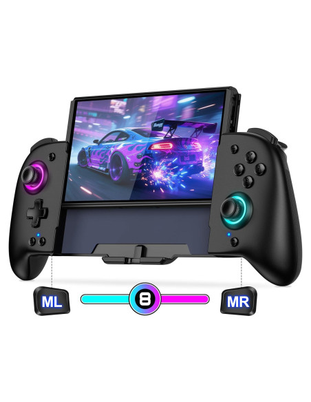 Controlador Inalámbrico LIFUFUTEE para Nintendo Switch Negro