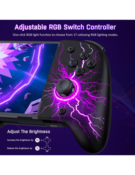 Controlador Inalámbrico LIFUFUTEE para Nintendo Switch OLED