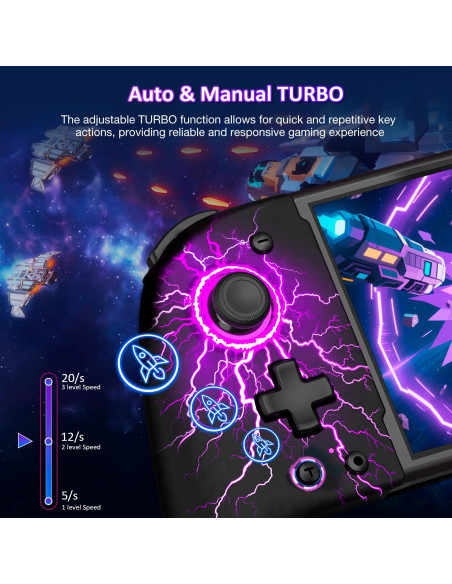 Controlador Inalámbrico LIFUFUTEE para Nintendo Switch OLED