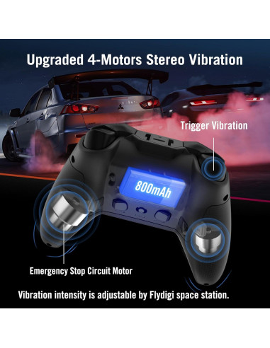 Controlador FLYDIGI Vader 4 Pro con joystick Hall y vibración