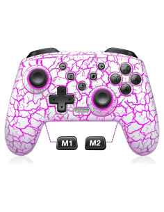 Controlador Inalámbrico Gammeefy para Nintendo Switch - LED 9 Colores