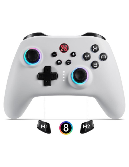 Controlador Pro Inalámbrico RGB para Switch - Joystick ALPS