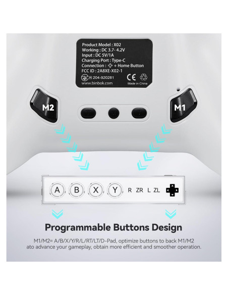 Controlador Pro Inalámbrico RGB para Switch - Joystick ALPS