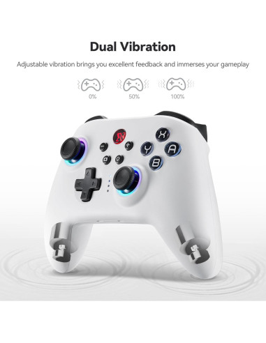 Controlador Pro Inalámbrico RGB para Switch - Joystick ALPS