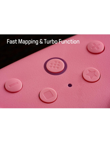 Controlador Bluetooth 8Bitdo Ultimate 2C Rosa con Joysticks