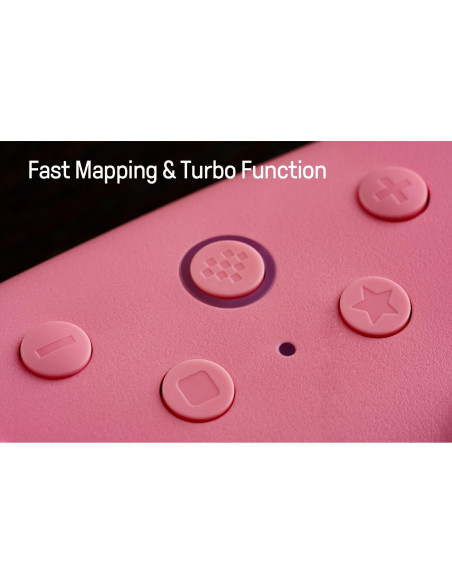 Controlador Bluetooth 8Bitdo Ultimate 2C Rosa con Joysticks