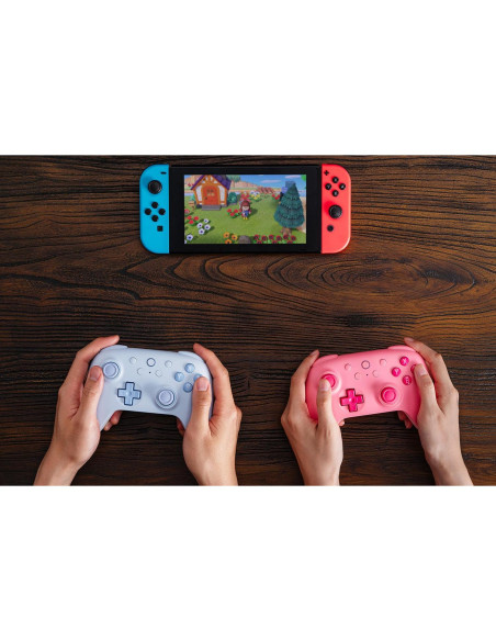 Controlador Bluetooth 8Bitdo Ultimate 2C Rosa con Joysticks
