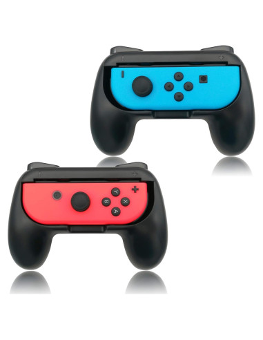 Empuñaduras Fyoung para Joy-Con de Switch - Negro (2 Pzs)