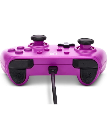 Controlador con cable PowerA para Nintendo Switch - Púrpura Uva
