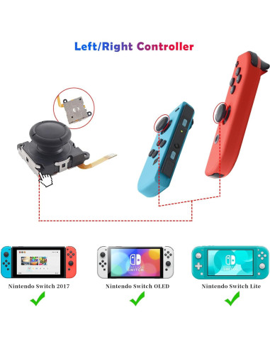 Joystick Reemplazo HQB-STAR para Nintendo Switch OLED y Lite