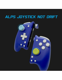 Controlador Joy Pad COIORVIS para Switch Azul Inalámbrico 2