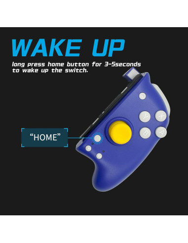 Controlador Joy Pad COIORVIS para Switch Azul Inalámbrico