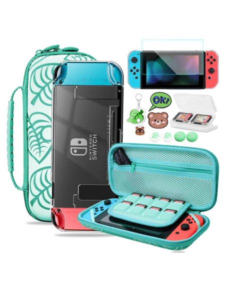 Kit de Accesorios para Nintendo Switch - Funda Verde Kit de Accesorios para Nintendo Switch - Funda Verde