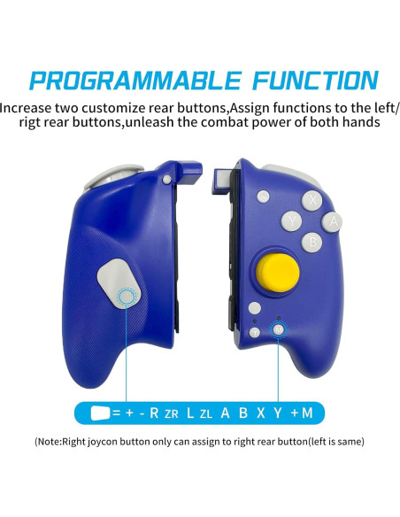 Controlador Joy Pad COIORVIS para Switch Azul Inalámbrico