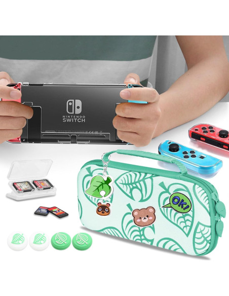 Kit de Accesorios para Nintendo Switch - Funda Verde Kit de Accesorios para Nintendo Switch - Funda Verde