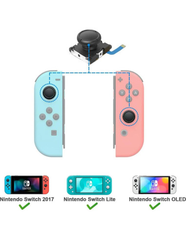 Kit de Reemplazo de Joystick para Nintendo Switch - 2 Piezas