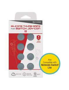 Grips de Silicona Hyperkin para Joy-Con Gris Neo - 8 Piezas