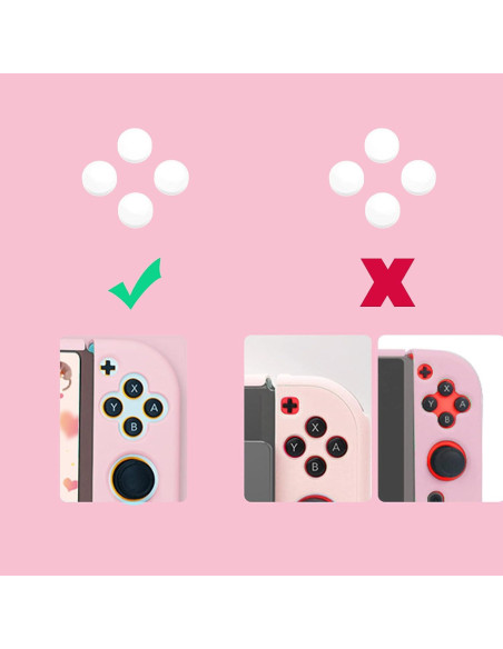 Agarres de Pulgar OLYGIVE para Nintendo Switch - Flor