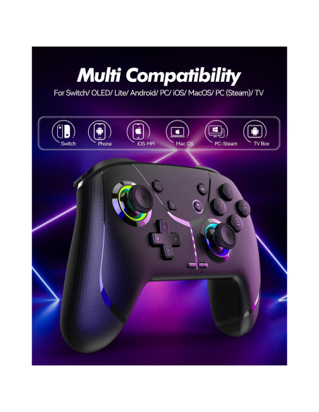 Controlador Inalámbrico GMBACK para Nintendo Switch y PC