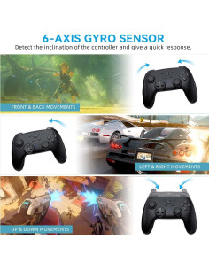 Controlador Inalámbrico ShanWan para Switch OLED, Turbo Ajustable 2