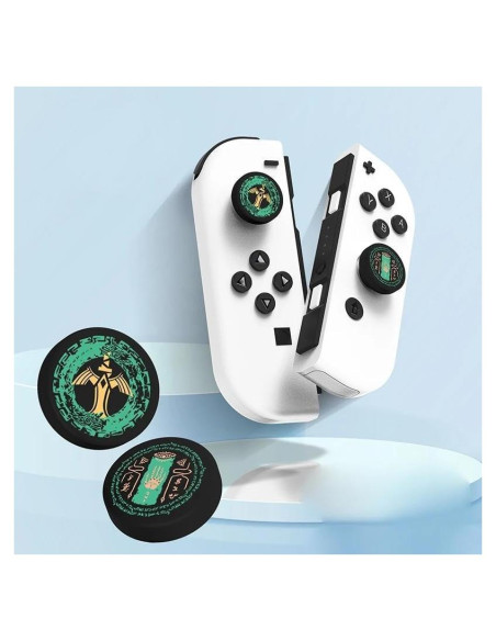 4 Tapas de Agarre para Pulgar Play+ Legend-ZB Nintendo Switch
