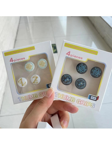 4 Tapas de Agarre para Pulgar Play+ Legend-ZB Nintendo Switch