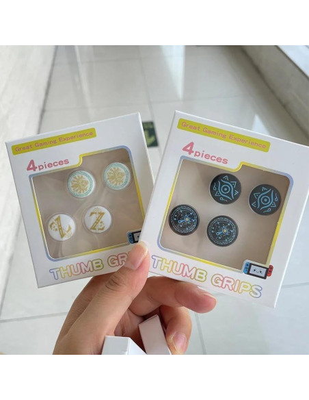 4 Tapas de Agarre para Pulgar Play+ Legend-ZB Nintendo Switch