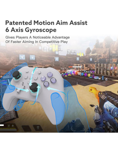 Controlador Inalámbrico GuliKit KK3 Max para Switch y PC