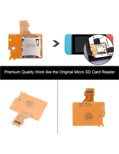 Lector de Tarjeta Micro SD COMZPLIFE para Nintendo Switch Lector de Tarjeta Micro SD COMZPLIFE para Nintendo Switch