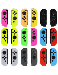 Funda de Silicona Suave Guanximaoyi para Switch Gris 2